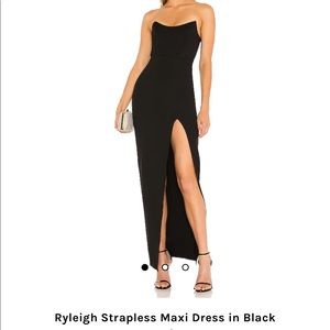 Revolve ryleigh strapless maxi dress